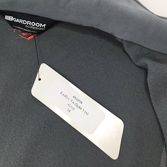 Boardroom Eco Apparel NWT Twilight Vest Canada Full Zip Size M Embroidered 'KI' - Picture 9 of 12